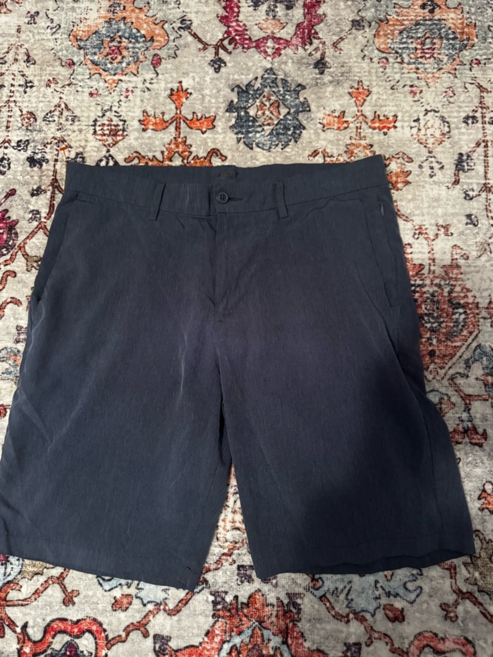 Old Navy Men's Navy Flat-Front Shorts